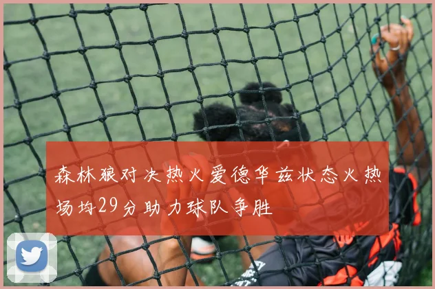 森林狼对决热火爱德华兹状态火热场均29分助力球队争胜